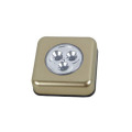 Silver Color ABS Material LED Mini Push Light